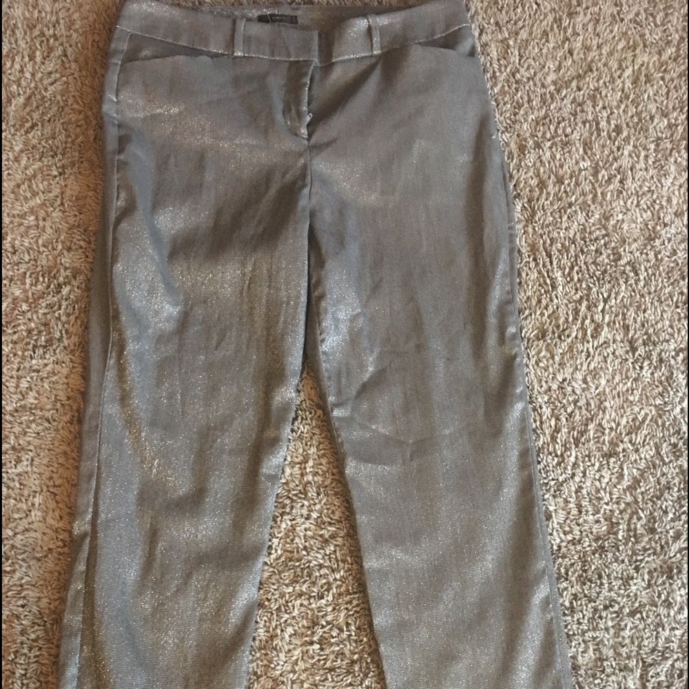 Silver sparkle pants